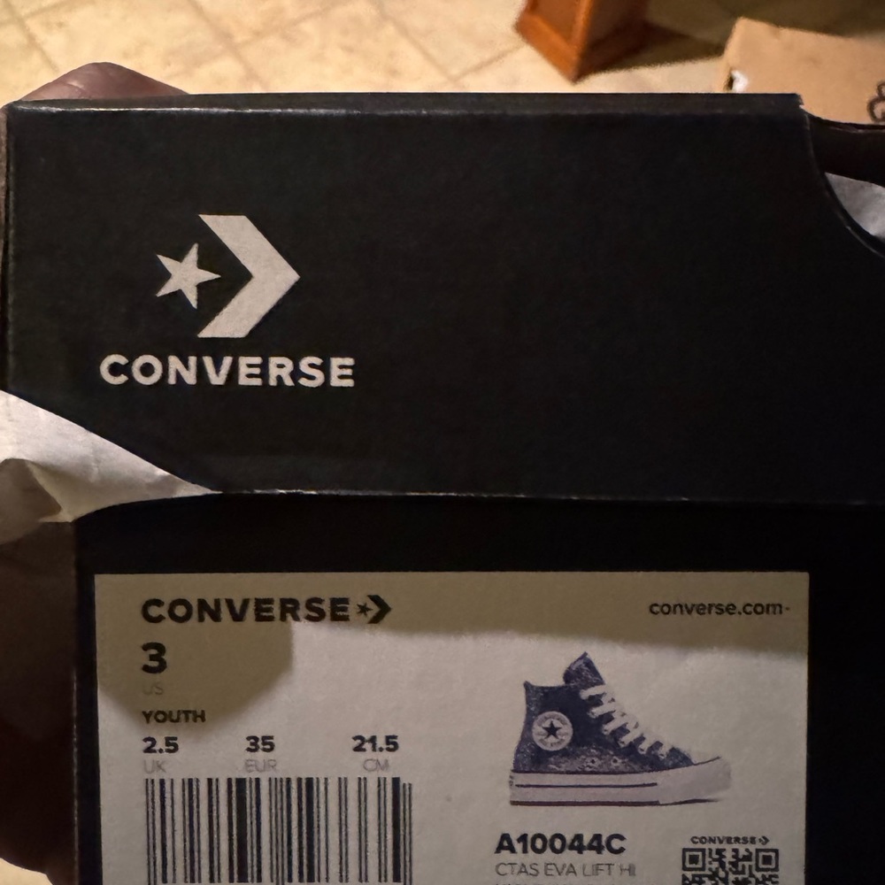 Converse Youth High-Top Sneakers - Navy